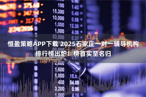 恒盈策略APP下载 2025石家庄一对一辅导机构排行榜出炉！榜首实至名归