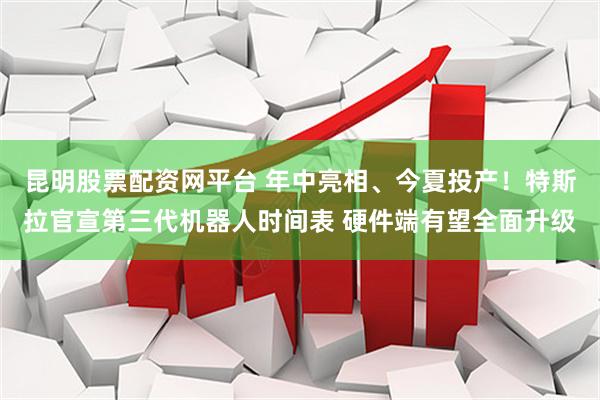 昆明股票配资网平台 年中亮相、今夏投产！特斯拉官宣第三代机器人时间表 硬件端有望全面升级